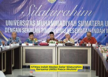 STIKes Indah Medan Gelar Silaturahim Bersama UMSU Pasca Akuisisi